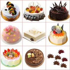 RKPM HOMES Mini Silicone Chocolate Insert Mould Cake Decoration Mould Decor Mould (Triangular Insert)