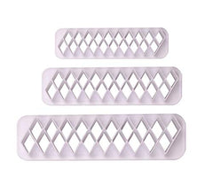 RKPM HOMES Cookie Cutter - Geometric Multicutter-Diamond Cake Fondant Cutter - 3 Size Biscuit Cutters, Novel Creative Cake Decorating