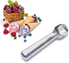 RKPM HOMES® Nonstick Anti-Freeze Ice Cream Scoop, 7in/18cm (Silver)
