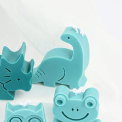 RKPM HOMES Mini Animal Shape Candle Mold I 3D Car Freshie Silicone Sculpture Mould I for DIY Handmade Aromatherapy Gypsum Soap Cake Décor Aroma Beads Car Freshie Resin Art Craft Making (Brontosaurus)
