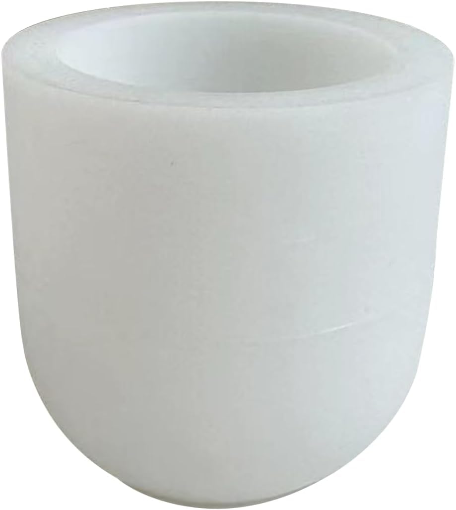 RKPM HOMES Candle Mold I 3D Fondant Round Mouth Shape Silicone Scented Wax Mould I for DIY Handmade Art Crafts Resin Jewelry Storage Box Ring Trinket Makeup Container Flower Pot Holder Home Décor