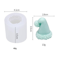RKPM HOMES Candle Mold I 3D Fondant Silicone Scented Wax Mould I Special for Christmas Succulent Molds for DIY Handmade Aromatherapy Ornament Soap Cake Décor, Resin Art Craft (Cap (656))