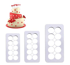 RKPM HOMES Cookie Cutter - Geometric Multicutter Round Cake Fondant Cutter - 3 Sizes, Biscuit Cutters, Novel Creative Cake Decorating