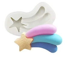 RKPM HOMES Unicorn Pattern Chocolate Mould I 3D DIY Fondant Silicone Candy Mold I Baking Tools for Cake Chocolate Candy Ice Jelly Soap I Cake Baking Moulds I Bakeware Molds (Unicorn Meteor Tail Mold)