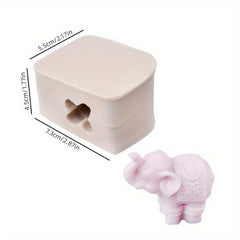 RKPM HOMES Candle Mold I 3D Fondant Intricate Elephant Shape Silicone Scented Plaster Mould I for DIY Handmade Ornament Cake Décor Chocolate Aromatherapy Soap Gypsum Resin Clay Art Craft Home Décor