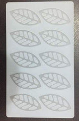 RKPM HOMES Mini Silicone Chocolate Insert Mould Cake Decoration Mould Decor Mould (10 Leaf Insert)