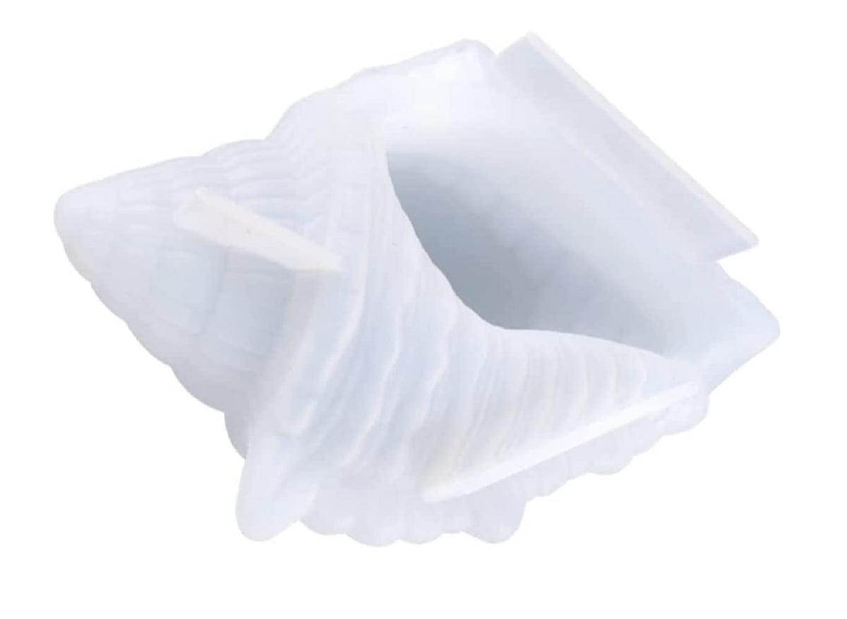 RKPM HOMES Resin Molds I 3D Conch Shaped Silicone Epoxy Deep Casting Tray I for Homemade Ornament DIY Art Crafts Jewelry Storage Box Trinket Container Home Office Table Decorations