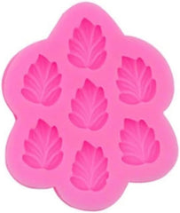 RKPM HOMES Leaf Shape Chocolate Fondant Mold I 3D Mini Ginkgo Leaves Candy Mould Tray I for DIY Homemade Cake Décor Cupcake Topper Chocolate Donut Ice Cube Polymer Clay Soap Resin Art Crafts (C)