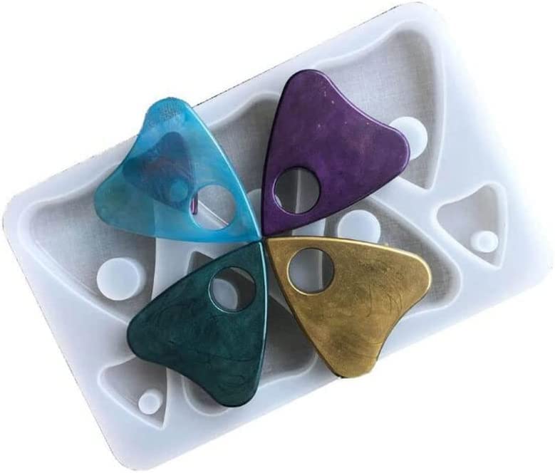 RKPM HOMES Coaster Molds I Silicone Heart Shaped with Hole UV Epoxy Resin Casting Mould I for Homemade Ornament DIY Art Crafts Jewelry Trinket Container Home Office Table Decorations