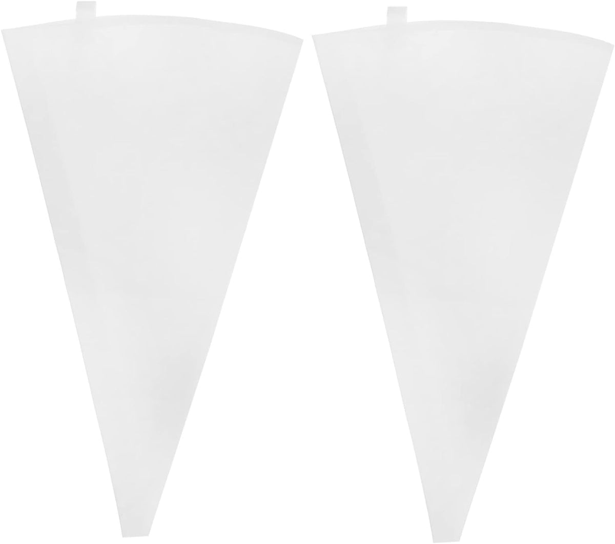 RKPM HOMES Pastry Bags I Thick Cotton Icing Bag I Reusable, Dishwasher Safe I for DIY Cookies Chocolate Cupcake Dessert Icing Cream Decorating I Baking Supplies Tools I White – 30 cm (2)