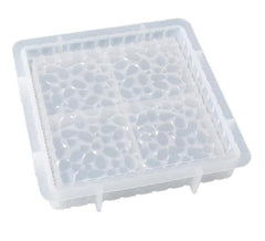 RKPM HOMES Coaster Mould I Silicone Gypsum Clouds Epoxy Resin Deep Casting Tray I for Homemade Ornament DIY Art Crafts Jewelry Storage Box Ring Trinket Container Home Table Decoration (Square)