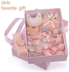RKPM HOMES For Baby Girl Hair Accessories Hair Clips Ties Hairpins Set Of 18 (Snowbean Sprouds),Multi