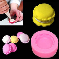 RKPM HOMES Macaroon Mat | Silicone 3D Round Fondant Macaron Mould | Mold for Cake/Cupcake Decorating, Baking, Gum Paste, Chocolate, Candy, Polymer Clay, Mini Soap | Bakeware Molds (2 Layer)