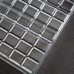 RKPM HOMES Chocolate Mould Tray I Break Apart Bar Dairy Milk Chocolate Mold I Polycarbonate Molds DIY 3D Candy Bar I Ideal for Chocolate and Cake Decoration | Cake Baking Moulds - 3 Cavity