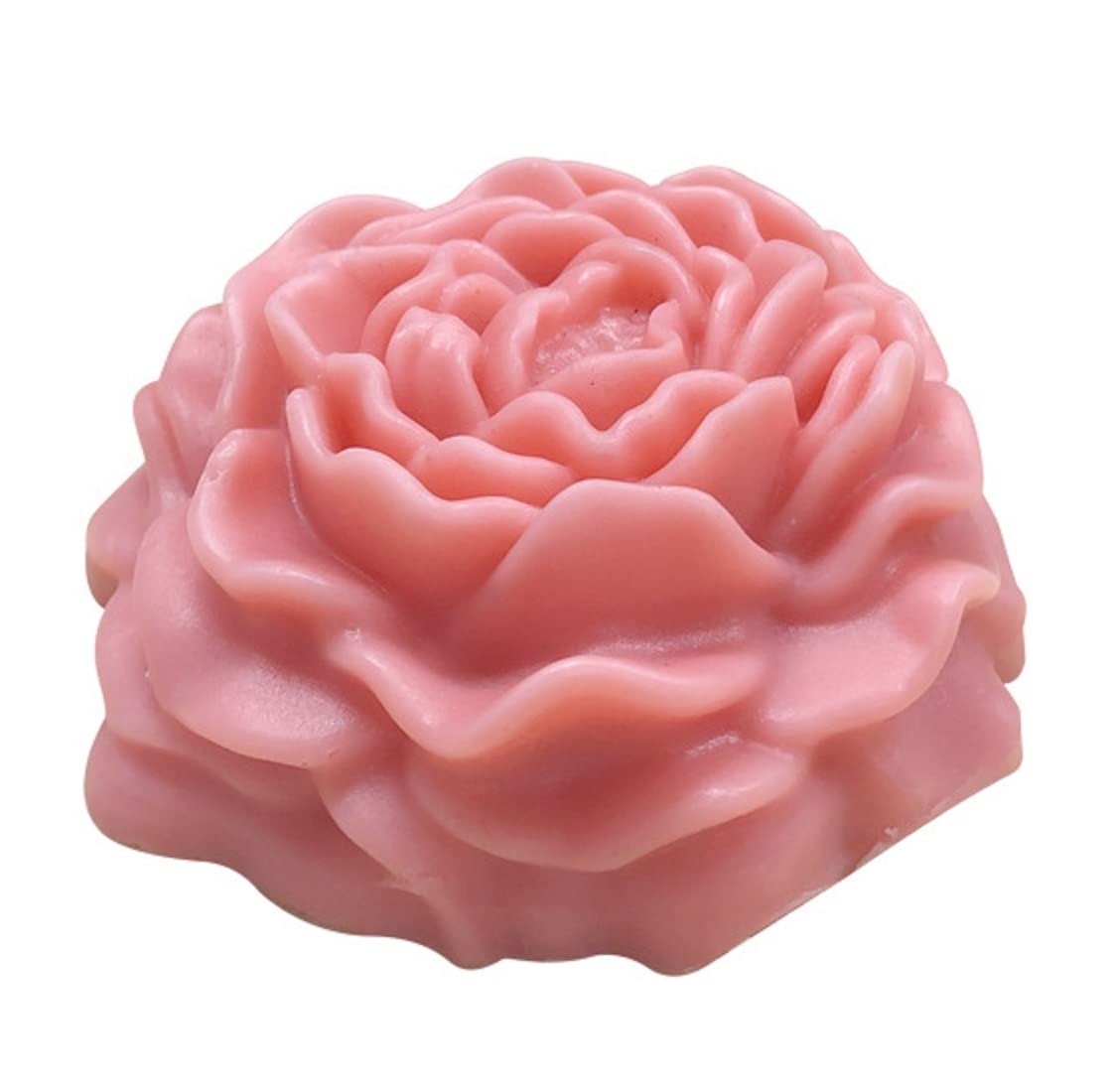 RKPM HOMES Candle Mold I 3D Fondant Small Peony Flower Shape Silicone Epoxy Mould I for DIY Handmade Ornament Chocolate, Aromatherapy, Soap, Resin Art Craft, Home Desktop Wedding Decoration - 1 Cavity