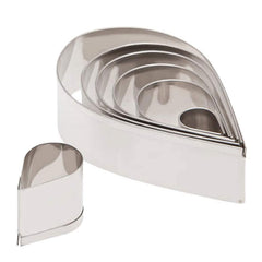 RKPM HOMES Cookie Cutter Set | Stainless Steel Gum Paste Cutter | Biscuit Mold Fondant Muffin Cup Cake Decoration | Tools for Holiday Party Wedding Birthday (7 Pcs Rose Pinch Flower Shape)