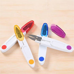 RKPM HOMES Sewing Clippers I Portable Steel Durable Thread Cutter U Shaped I Cross Stitch Trimming Scissors Craft Hand Tool I for Fabric Paper Cut Quilting Embroidery Scrapbooking Dressmaking - 1Pcs