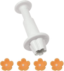 RKPM HOMES 4-Pieces DIY Cake Plunger Cutter Molds Sugarcraft Cake Decorating, (Plum Flower)
