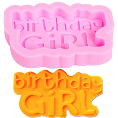 RKPM HOMES Birthday Girl Shape Cake Mould | Silicone Fondant 3D Candy Mold | Baking Tools for Cake Chocolate Candy Ice Jelly Soap Pudding | Cake Baking Moulds | Bakeware Molds | Multicolor