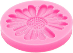 RKPM HOMES Keychain Mold I Daisy Flower Shape with Hole Silicone Epoxy Mould I for Handmade DIY Pendant Necklace Jewelry, Resin Casting, Chocolate, Cake Décor Art Craft Making (with Hole)