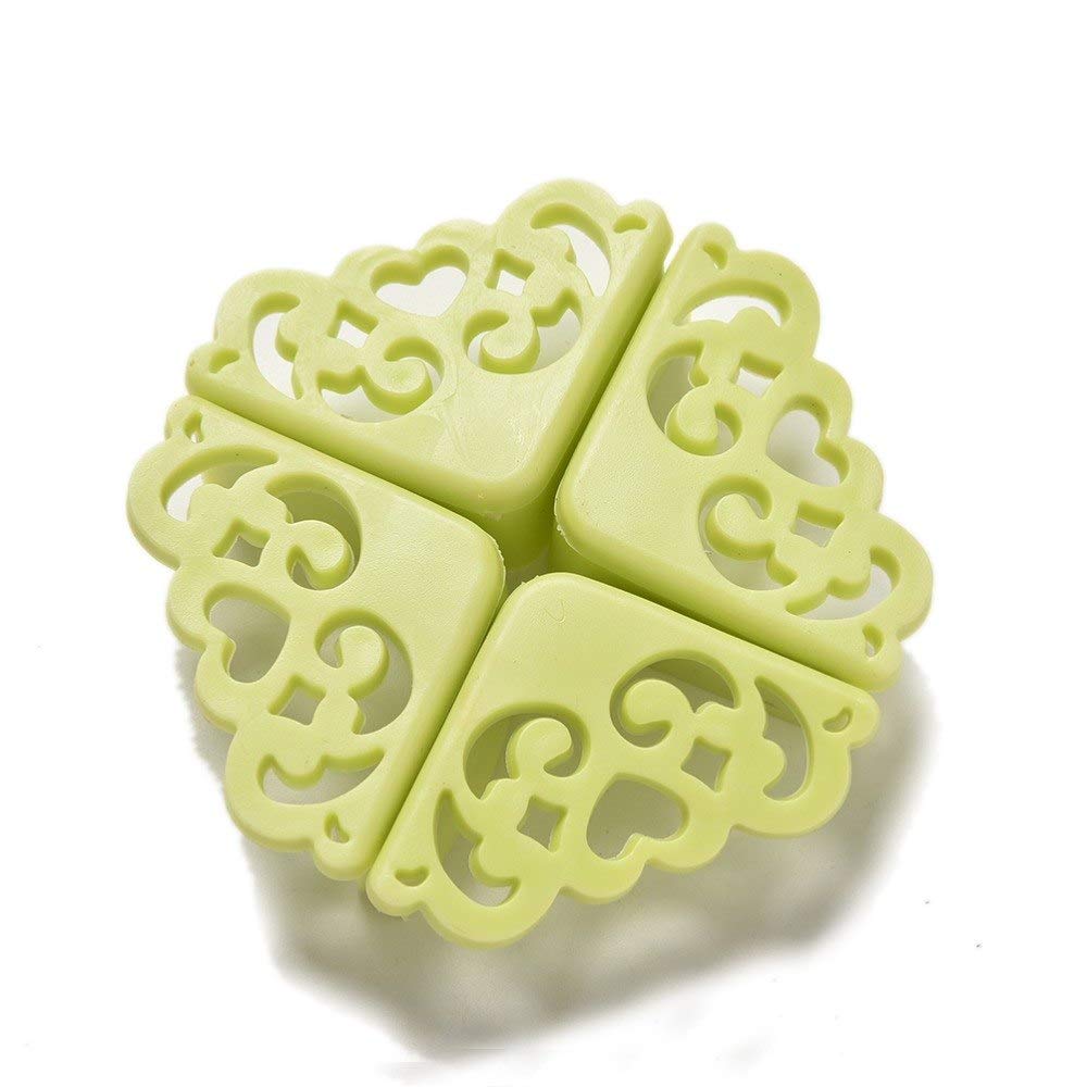 RKPM Baby Child Infant Kids Safety Safe Table Desk Corner Edge Guard Protector (8 Pcs Green)