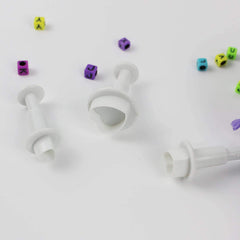 RKPM HOMES 3-Pieces DIY Cake Plunger Cutter Molds Sugarcraft Cake Decorating, (Heart Shape)