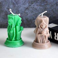 RKPM HOMES 3-Sided Candle Mold I 3D Goddesses Girl Pregnant and Old Woman Shape Silicone Epoxy Mould I for DIY Handmade Ornament Chocolate, Cake Décor, Aromatherapy, Soap, Resin Art Craft Making