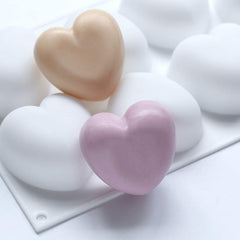 RKPM HOMES Heart Shape Mousse Cake Mold I 3D Fondant Love Silicone Baking Mould Cakes French Dessert, Pastry, Chocolate, Pudding, Cupcake, Ice Cream, Decoration Tools - 8 Cavity