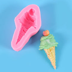 RKPM HOMES Cone Shape Candle Molds I 3D Fondant Ice Cream Pillar Silicone Epoxy Mould I for DIY Handmade Chocolate, Cake Décor, Aromatherapy, Soap, Resin Art Craft Making, Home Party Decoration