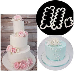 RKPM HOMES Easiest Carnation Ever Cutter for Cake Decorating Set of 3 (Carnation Flower Print)