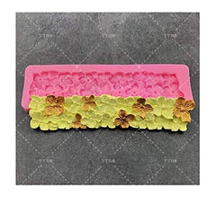 RKPM HOMES Cake Border Mould | Long Lace Strip Flowers Mold | Fondant Silicone Scroll Lace Moulds | Cake Decorating Frame | for Cake Decorating, Sugar, Gum Paste, Chocolate, Cookies, Polymer Clay