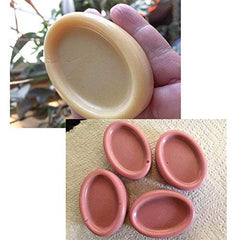 RKPM HOMES Soaps Molds I Silicone Oval Shape Mould I Handmade Sharp Edges Soap Making Forms I 3D Moulds for Lotion Bar Cake Chocolate Candy Ice Dessert DIY Candle Resin Making Craft Art - 15 Cavity