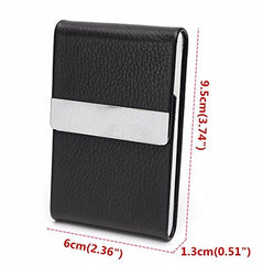 RKPM Luxurious Ultrathin Curve Design Pocket Carrying Cigarette Box With Magnet Lock-Brown