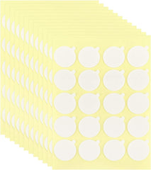 RKPM HOMES Candle Wick Stickers with Handle I Adhere Steady in Hot Wax Double-Sided Sticky Glue Dots with The Little ‘‘Tail’’ I Heat Resistance I for Candle Making - 20 X 2 MM (200)