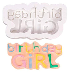 RKPM HOMES Birthday Girl Shape Cake Mould | Silicone Fondant 3D Candy Mold | Baking Tools for Cake Chocolate Candy Ice Jelly Soap Pudding | Cake Baking Moulds | Bakeware Molds | Multicolor