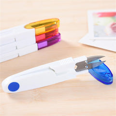 RKPM HOMES Sewing Clippers I Portable Steel Durable Thread Cutter U Shaped I Cross Stitch Trimming Scissors Craft Hand Tool I for Fabric Paper Cut Quilting Embroidery Scrapbooking Dressmaking - 10 Pcs
