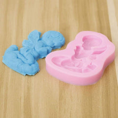 Angel Silicone Mold Craft Art Silicone Soap Mold Craft Molds DIY Handmade Soap Molds (Praying Angel 1 Cavity)