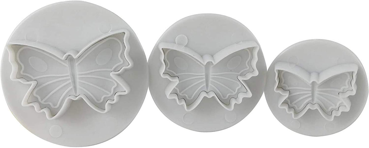 RKPM HOMES 3-Pieces DIY Cake Plunger Cutter Molds Sugarcraft Cake Decorating (Star)