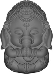 RKPM HOMES Ganesh Shape Candle Molds I 3D Fondant Ganesha Silicone Plaster Epoxy Mould I for DIY Handmade Chocolate, Cake Décor, Aromatherapy, Soap, Resin Art Craft Making, Home Party Decoration