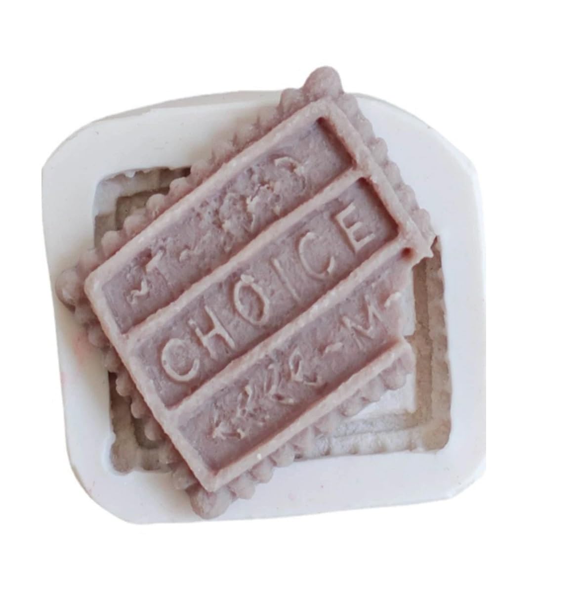 RKPM HOMES Cookie Fondant Mold I 3D Silicone Donut Mould I for DIY Handmade Sugarcraft Cake Decoration, Polymer Clay, Candy, Cupcake Toppers, Jelly, Muffin, Soap Resin Wax Making (Choice Square)