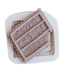 RKPM HOMES Cookie Fondant Mold I 3D Silicone Donut Mould I for DIY Handmade Sugarcraft Cake Decoration, Polymer Clay, Candy, Cupcake Toppers, Jelly, Muffin, Soap Resin Wax Making (Choice Square)