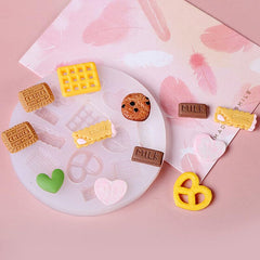 RKPM HOMES Cookie Fondant Mold I 3D Silicone Donut Mould I for DIY Handmade Sugarcraft Cake Decoration, Polymer Clay, Candy, Cupcake, Jelly, Muffin, Soap Resin Wax Making (Mini Different Shape)