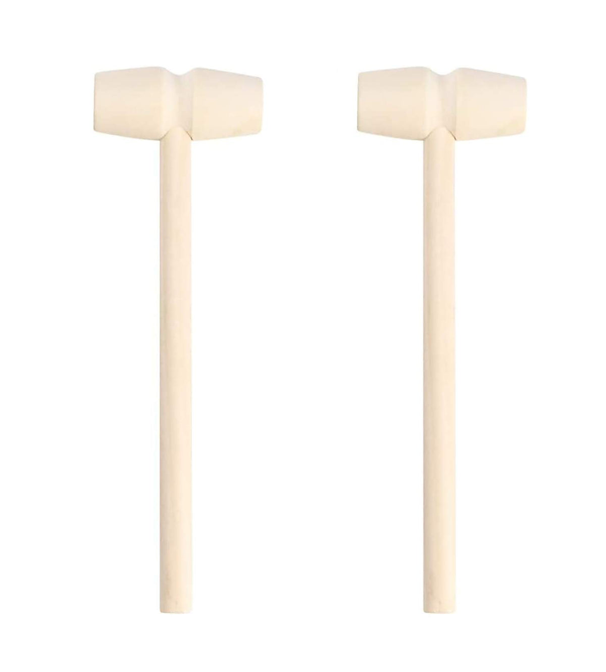 RKPM HOMES Mini Wooden Hammer Mallet Pounding Toy Cute Beating Gavel Toys for Boys Girls (2 Pcs)
