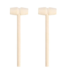 RKPM HOMES Mini Wooden Hammer Mallet Pounding Toy Cute Beating Gavel Toys for Boys Girls (2 Pcs)