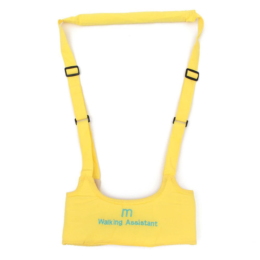 RKPM HOMES Baby Walking Harness Handheld Baby Walker, Adjustable Toddler Walking Assistant Walking Helper for Infant Child, Breathable Stand Up and Walking Learning Helper for Boys Girls (Yellow)