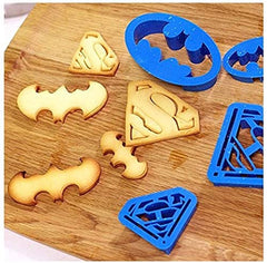 RKPM HOMES 10 Pcs Cookie Cutter Set | Cartoon Characters Shape Cutter Set | Superman, Batman, Thor, Iron Man,Captain America, Avengers Superhero Fondant Cutter | Biscuit Mold Muffin Cupcake Decoration