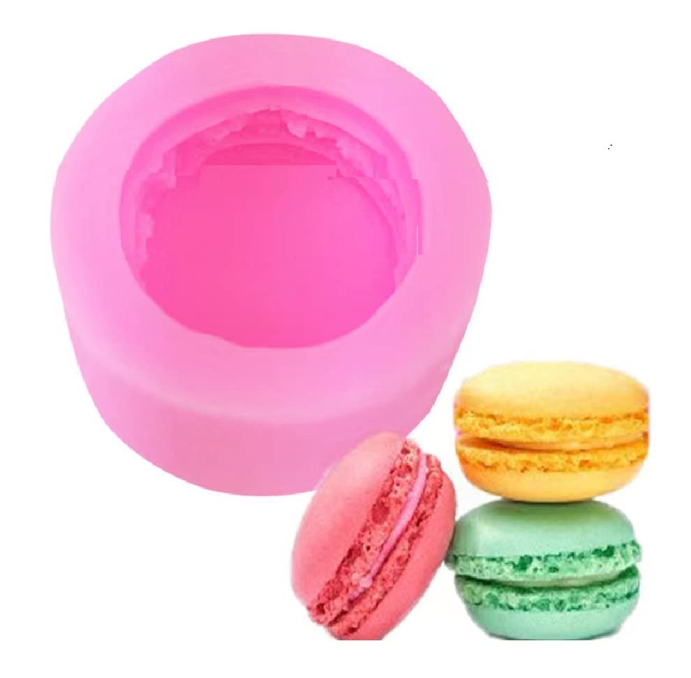 RKPM HOMES Macaroon Mat | Silicone 3D Round Fondant Macaron Mould | Mold for Cake/Cupcake Decorating, Baking, Gum Paste, Chocolate, Candy, Polymer Clay, Mini Soap | Bakeware Molds (2 Layer)