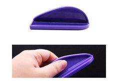 RKPM HOMES Cake Candy Pastry Decorating Icing Smoother Cream Scraper Fondant Polisher Finisher Cake Baking Finishing Tools/Fondant Smoothener Cream Spreading (Purple Handle)