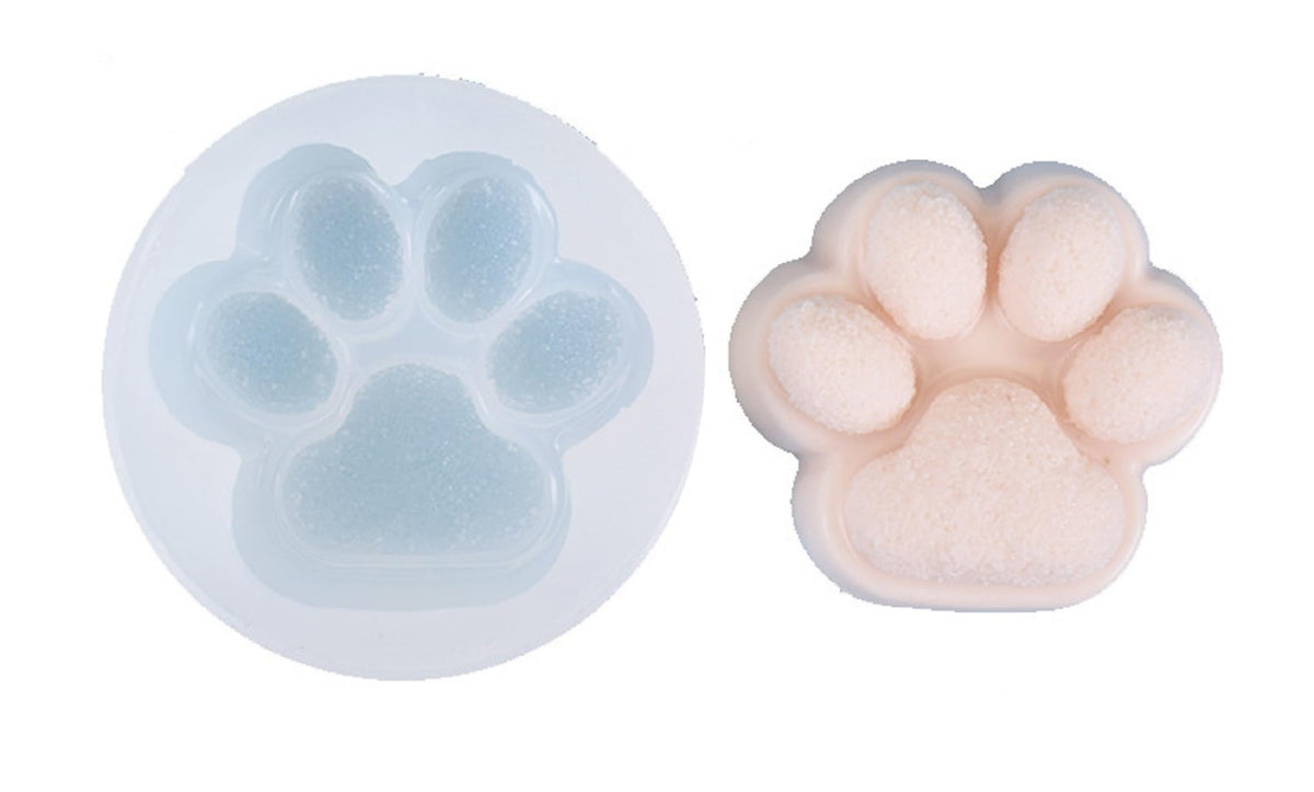 RKPM HOMES Keychain Mold I Cat Dog Paw Shape Casting Silicone Epoxy Mould I for Handmade DIY Pendant Necklace Jewelry Resin Clay Aroma Beads Car Freshie Art Craft Projects Home Décor (D)