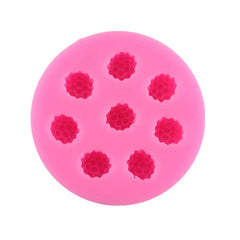 RKPM HOMES Fruit Shape Chocolate Mould | 3D DIY Fondant Silicone Mold | Baking Tools for Cake Chocolate Candy Ice Jelly Soap | Baking Moulds | for Cake Cupcake Topper Decoration (Raspberry Mold)